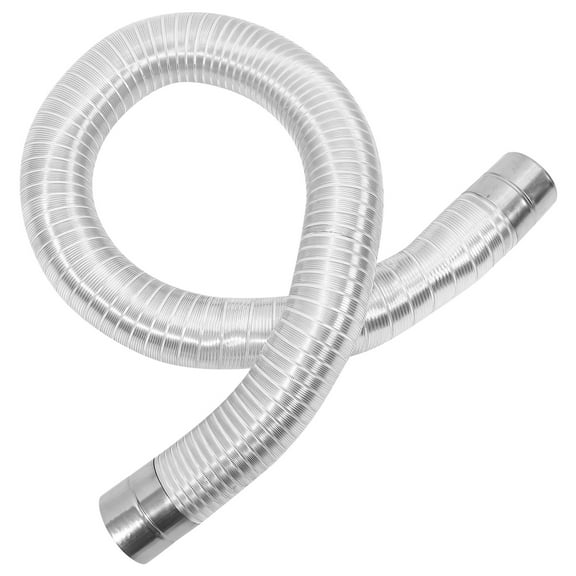 IBASETOY Aluminum Vent Hose Silver For Restaurant Use 1Pack