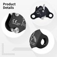 thumbnail image 3 of Climbing Fall Protection Device, Climbing Ascender Fall Protection Belay Device, Aluminum Alloy Climbing Rope Grab, Rock Climbing Rope Grip for Mountaineering, Tree Arborists, Rescue, Aerial Work, 3 of 5