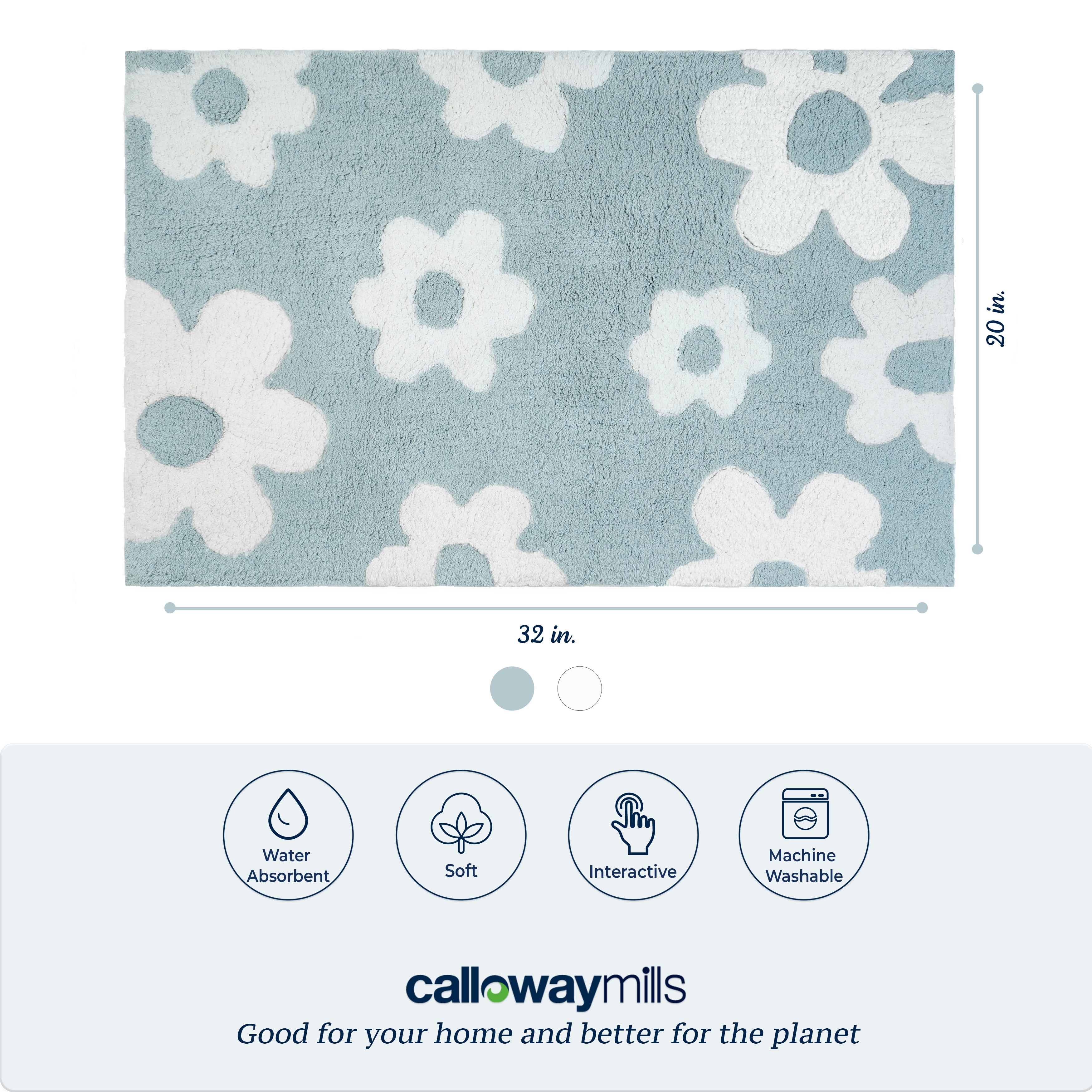 Calloway Mills 114282032 Daisy Dream 20" x 32"