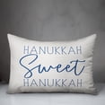 thumbnail image 3 of Creative Products Hanukkah Sweet Hanukkah 14x20 Spun Poly Pillow, 3 of 3