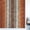 Orange, variant on Aqua Teal Window Privacy Film Stain Glass,Reusable Decorative Rainbow Window Film,Farmhouse Wood Grain Vintage Brown Striped Static Cling Sun Blocking Stickers Decals Covers 17.7" x 39.3" (2pcs)