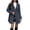 Dark Gray, variant on Wool Coats for Women, Women's Peacoat Double Breasted Pea Coat Mid-Length Dress Coat Warm Winter Overcoat(Dark Gray,S)