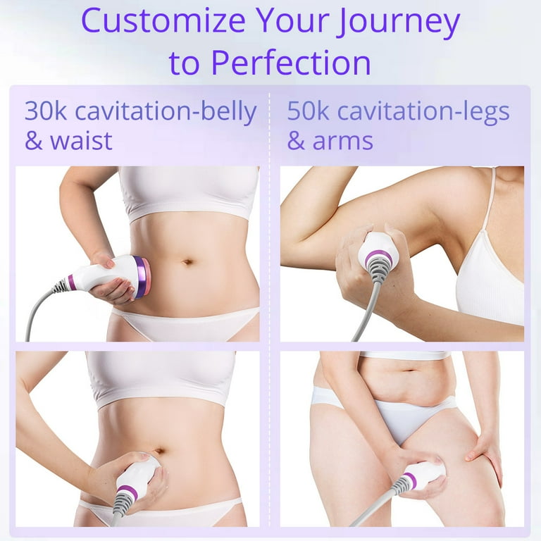 Suerbeaty S-Shaped Dual Cavitation 30K&50K Body Shaping Machine - Home Spa  Device for Effortless Transformation, Ideal for Men & Women