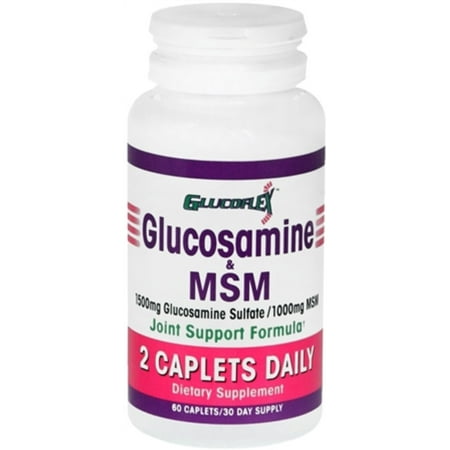 Glucoflex Glucosamine and MSM Caplets 60 Caplets (Pack of 2)