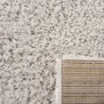 thumbnail image 6 of SAFAVIEH Madrid Miah Solid Polyester Shag Area Rug, Silver, 3' x 5', 6 of 7