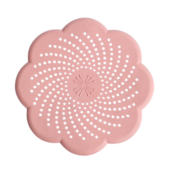 OIUR Sink Strainer Silicone Anti-Blocking Drain Filter Flower Design Odor Seal Kitchen Bathroom Accessory Sewer Outfall Mesh Trap