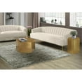 thumbnail image 2 of Meridian Furniture Table Basse Modulaire Hexagonale Brossée Or, 2 of 5