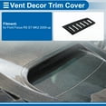 thumbnail image 4 of Recubrimiento del ventilador de aire del capó Unique Bargains para Ford Focus RS ST MK2 2009-en adelante, recubrimiento exterior ABS negro brillante 26x13.7cm 1 par, 4 of 7