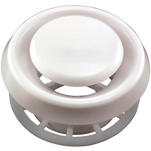 Deflecto TFG4 4" dia Adjustable Ceiling Diffuser White for sale online 