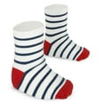 thumbnail image 5 of TeeHee Little Girls Cotton Crew Socks 6 Pair Pair (9-10 Years, Colorful Stripes Polka Dots), 5 of 8