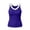 Blue, variant on Racerback Tank Tops for Women, V Neck Ribbed Knitted Wide Strap Casual Sleeveless T Shirts, Stretchy Breathable Workout Yoga Tank Tops