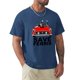 thumbnail image 1 of Camiseta de verano para hombre camisa deportiva con cuello redondo color negro, 1 of 7