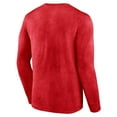 thumbnail image 3 of Men's Fanatics Heather Red Atlanta Hawks Front Court Press Snow Wash Long Sleeve T-Shirt, 3 of 3