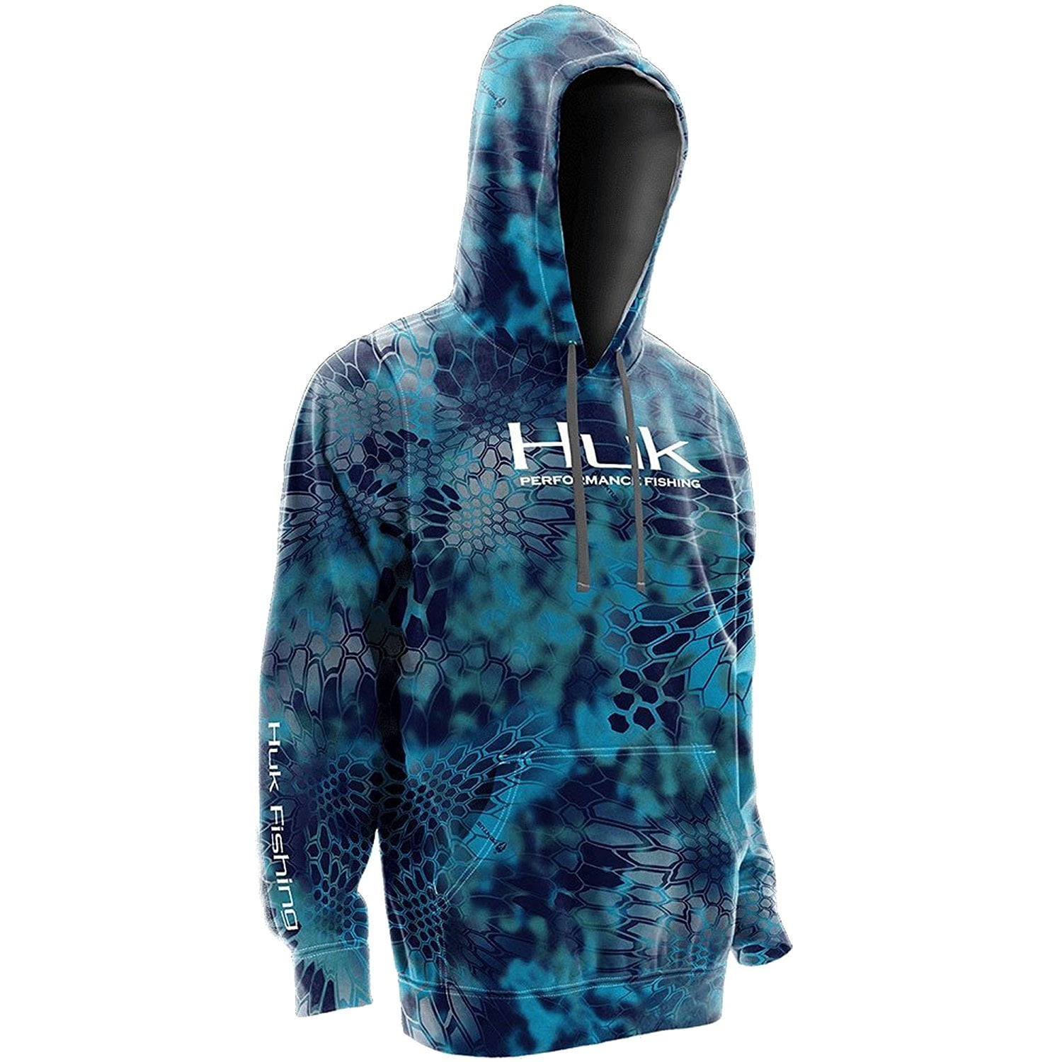 Huk Fishing Kryptek Performance Hoodies (Medium, Pontus) 