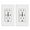 White, variant on ELEGRP 30W 6.0 Amp 3-Port USB Wall Outlet, 15A Duplex Receptacle with Dual Type C & A Ports,UL Listed,w/Srewless Wall Plate, Matte White 1PC