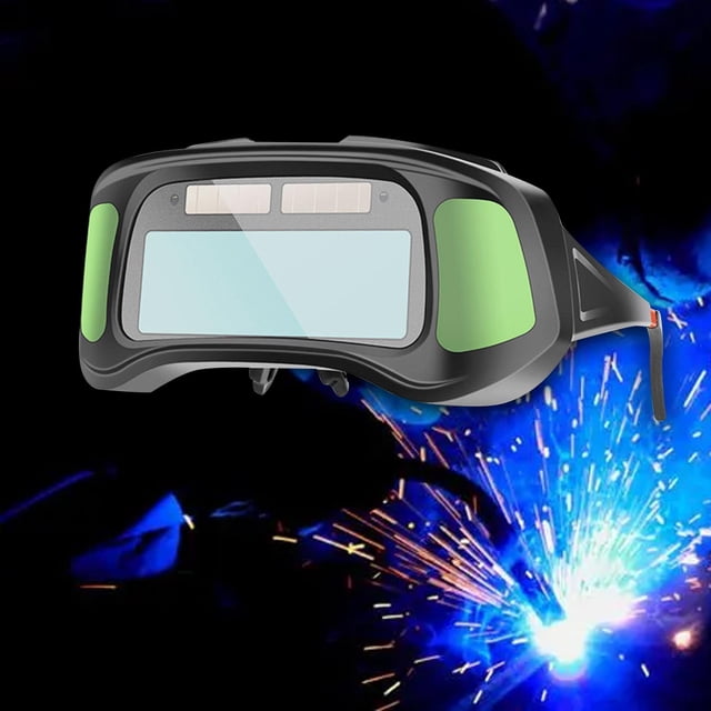 Dispositivo de soldadura,Gafas de soldadura con oscurecimiento automático y energía solar,Gafas para soldador Color verdadero con atenuación automática,Gafas protectoras para soldadura