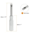 thumbnail image 2 of Uxcell 8Pcs SL3.0 Mini Slotted Screwdriver 3mm Magnetic Flat Head 45mm Length for Repairs, White, 2 of 6