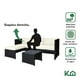 thumbnail image 2 of Sala Exterior Esquinera Derecha Mueble Juego Jardín Ratan beige, 2 of 4
