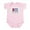 Petal Pink, variant on CafePress - Perfect Cuban Infant Bodysuit - Baby Light Bodysuit, Size Newborn - 24 Months