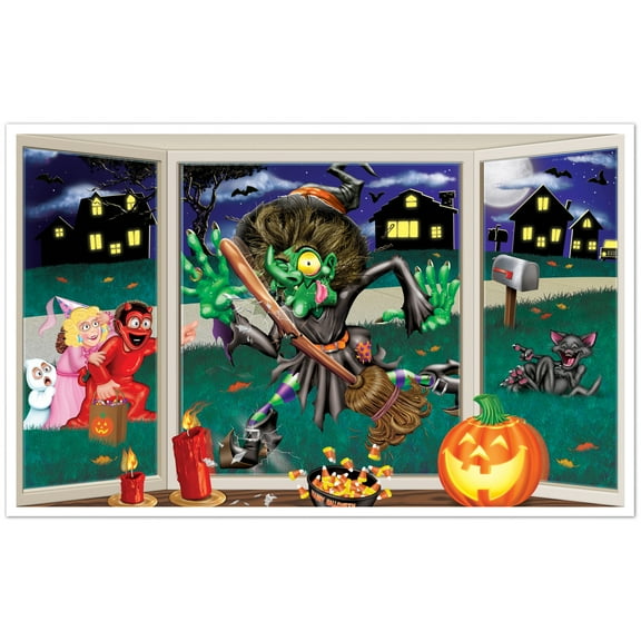 Crashing Witch Insta-View, 3' 2" x 5' 2", (1/Pkg)