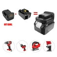 thumbnail image 4 of 2X Adaptador de BateríA Conector de Fuente de AlimentacióN Base de ConversióN de Carga 18V MT18ML para Herramientas EléCtricas Milwakee, 4 of 5