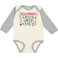 thumbnail image 3 of Inktastic Grammy and Papa Love Me Girls Long Sleeve Baby Bodysuit, 3 of 5