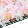thumbnail image 6 of Miumaeov 12pcs Flowers Backdrop Panels Wall Pink Flower Photography Backdrop Wedding Background Floral Blossoms Roses Wall Artificial Hedges, Each Panel 24x16 Inch, 6 of 9