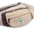 thumbnail image 5 of Freakmandu Sac Banane en Chanvre Style Boho Hippie Écologique pour Randonnée Course Jogging (Beatnik), 5 of 5