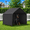 Black, variant on Outdoor Dog Tent 4'x4'x3' House Shade Shelter For Large Medium Pets | Outside Sun Rain Waterproof With Three-sided Breathable Win