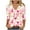 White, variant on VALMASS Valentine's Day 3/4 Sleeve V Neck Shirts Women Casual Cute Heart Print Tee Plus Size Pullover Tops (L, White)