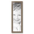 thumbnail image 2 of ArtToFrames 9" x 30" Aged White Gold Picture Frame, 9x30 inch Silver Wood Poster Frame (WOM-2036),  Pack, 2 of 7