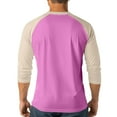 thumbnail image 6 of FAIWAD Men Shirts Casual Dressy Button Up 3/4 Sleeve Slim Stretch T-Shirts Sport Athletic Tops, 6 of 8