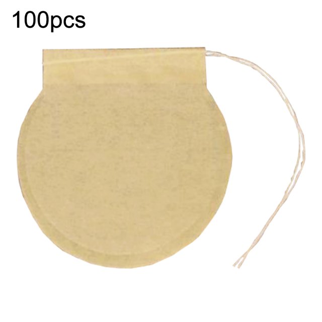 100 piezas/juego de colador de té suelto de papel de filtro de bolsa de hierbas Calor
