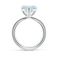thumbnail image 2 of Angara Natural 2.52 Ct. Aquamarine Solitaire Ring in Sterling Silver for Women (Ring Size: 9.5), 2 of 9