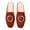 RD2, variant on Womens Mules Casual Flats for Women Square Toe Backless Slip on Dress Shoes Walking Loafers