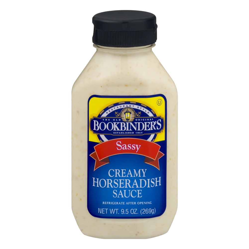 Bookbinder's Creamy Horseradish Sauce, 9.5 OZ by Bookbinder's Food Products