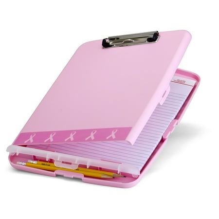 clipboard breast cancer storage awareness box pink walmart slim holder month officemate clipboards bca form ways support office