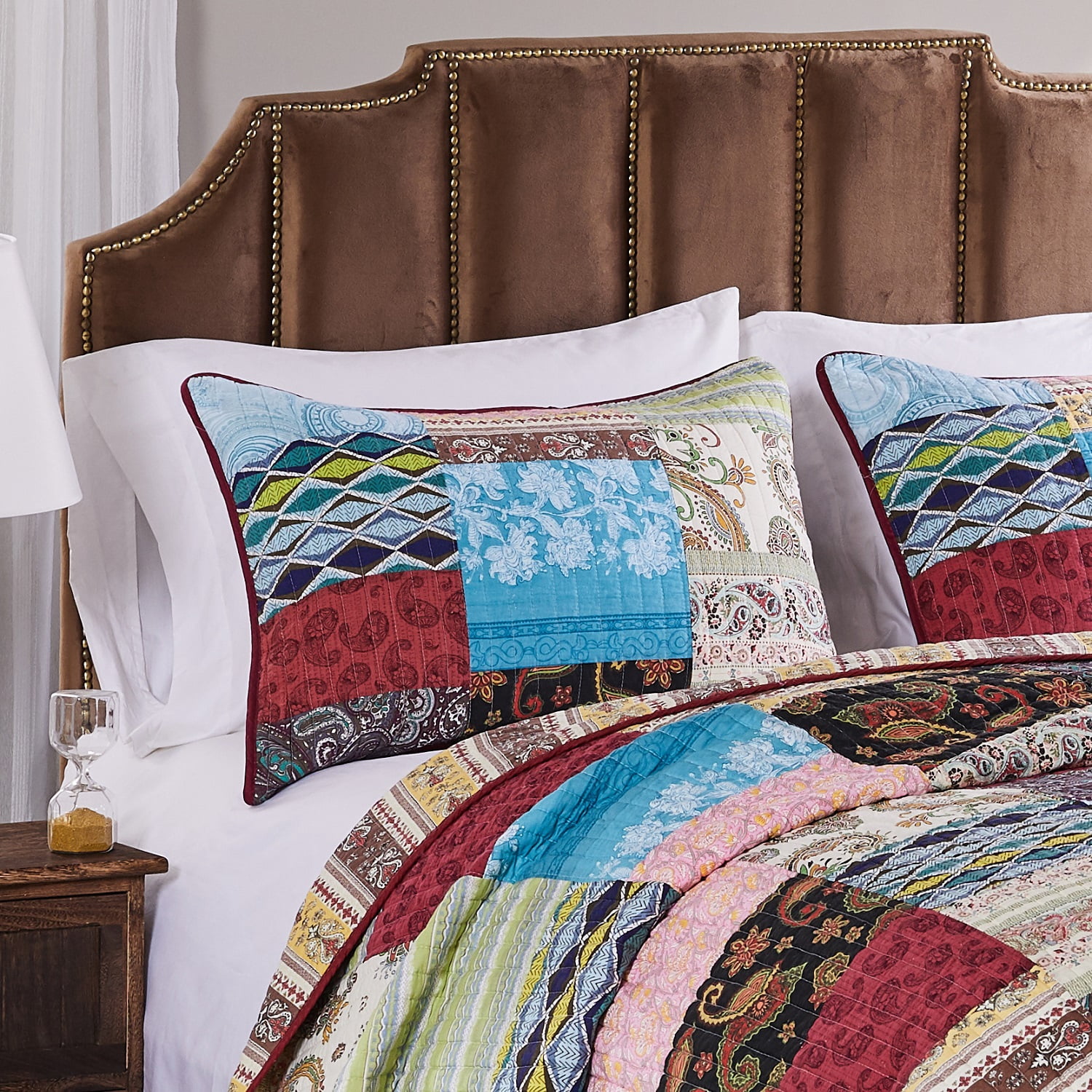Global Trends Bentley 100% Cotton Quilt and Pillow Sham Set