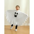 thumbnail image 4 of GYRATEDREAM Toddler Boys Girls Halloween Ghost Cape Kids Halloween Cloak Hats Outfits Sets 1-6T, 4 of 9