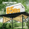 thumbnail image 4 of RedSwing Roll Up Camping Tables that Fold Up Lightweight, Portable Folding Metal Camping Tables for Outdoors Grill BBQ Picnic Beach, 28x28inchs, 4 of 7