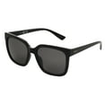 thumbnail image 2 of Foster Grant Women's Oversized Fashion Sunglasses Black, 2 of 5