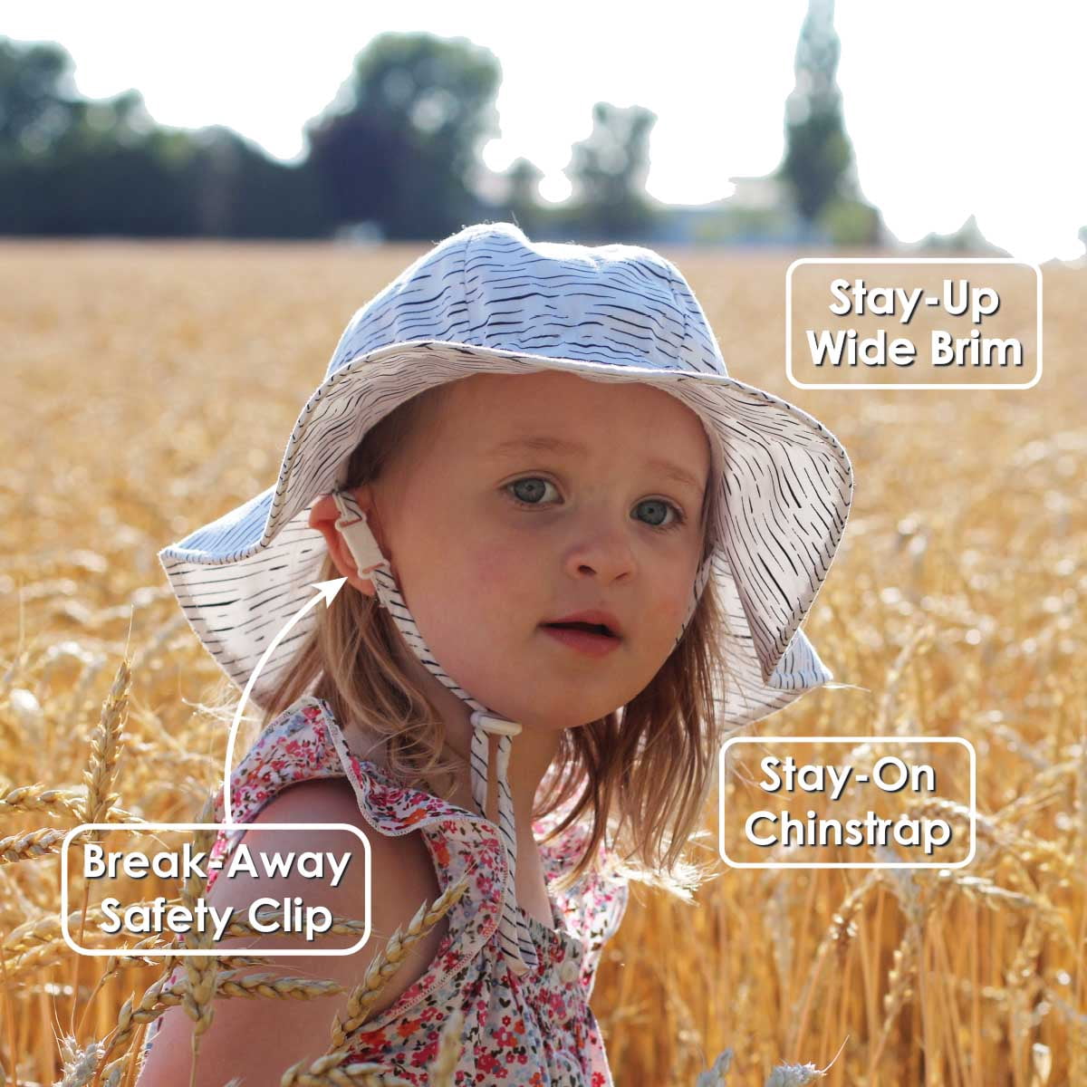 Baby Unisex Cotton Sun Hat 50 UPF 