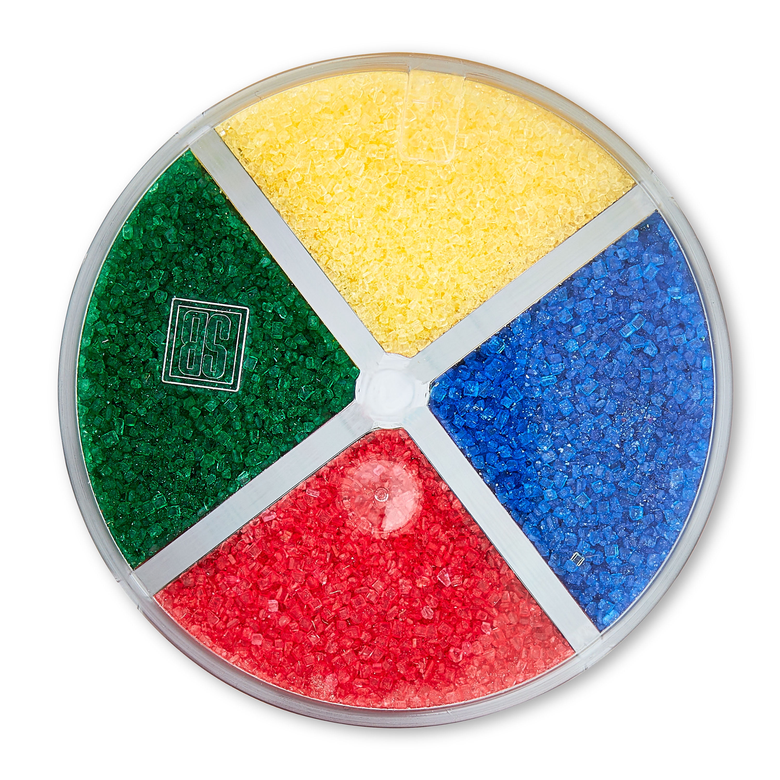 (2 pack) Great Value 4-Cell Sanding Sugar, Multicolor, 4 oz