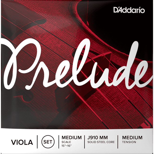 Cuerdas Daddario J910 M Viola 15 Escala Media Prelude D'ADDARIO