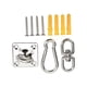 thumbnail image 5 of Kit colgante para silla de hamaca, juego de montaje en techo oscilante de acero inoxidable para saco de boxeo para hamaca de Yoga, 5 of 14