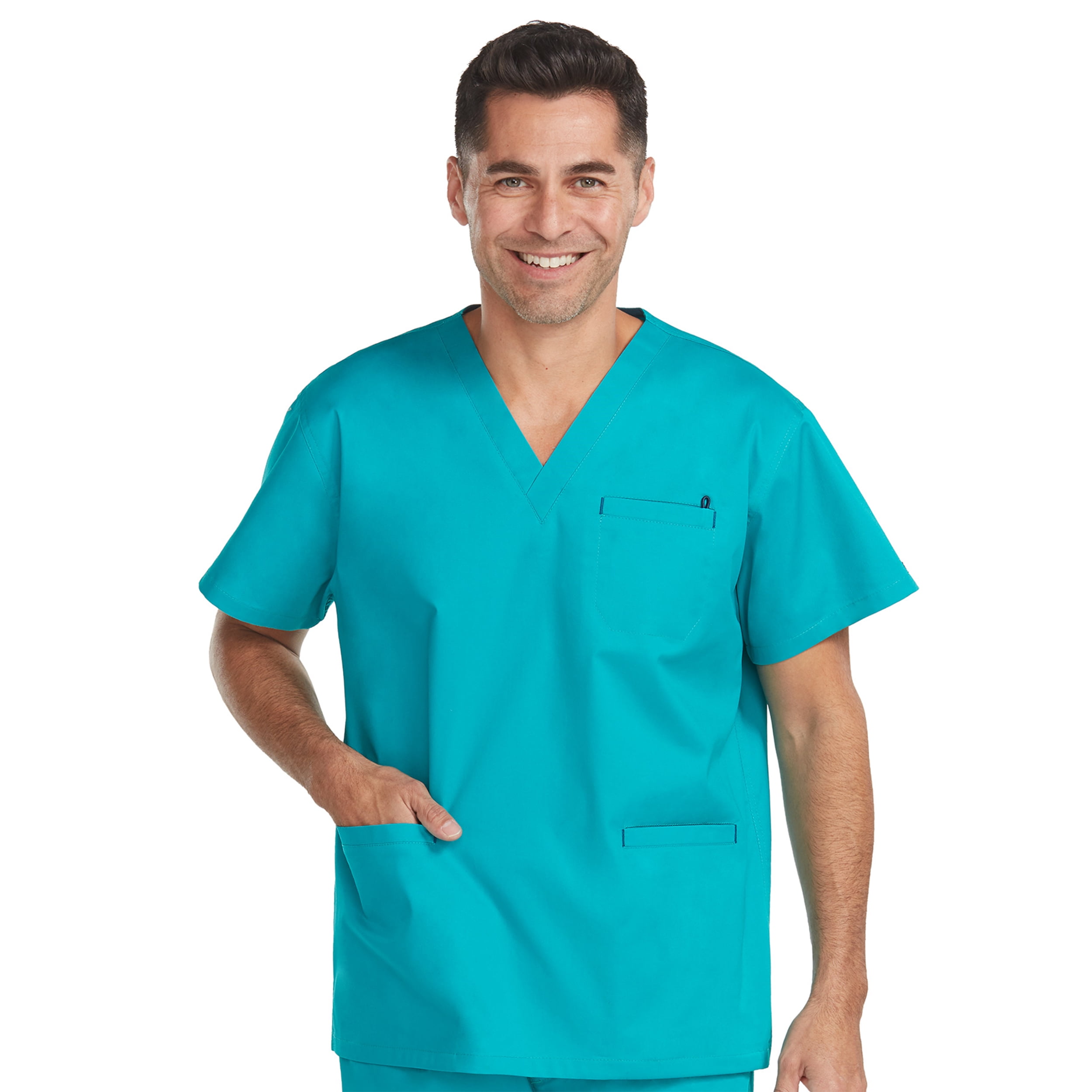 Med Couture Activate Men's 3 Pocket Scrub Top [XS 3XL, FREE SHIPPING