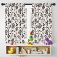 thumbnail image 5 of Blackout Kids Curtains,Pioneer Flower Floral Print Pattern Childrens Insulated Curtains Set Of 2,Bedroom Essentials,Toddler Room Decor 42"x54", 5 of 5