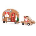 thumbnail image 1 of Bangcool Christmas Table Decoration Set DIY Creative Santa Driving Car Showcase Decor, 1 of 8