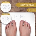 thumbnail image 2 of Báscula de baño INEVIFIT, báscula corporal digital de alta precisión. Mide hasta 181 kg. Incluye pilas., 2 of 5