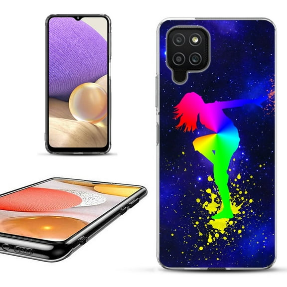 Slim-Fit Lightweight Protective Phone Case for Samsung Galaxy A42 5G, by OneToughShield ® - Cosmos Dance